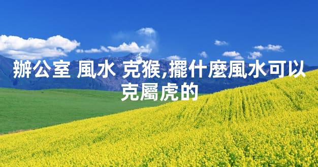 辦公室 風水 克猴,擺什麼風水可以克屬虎的